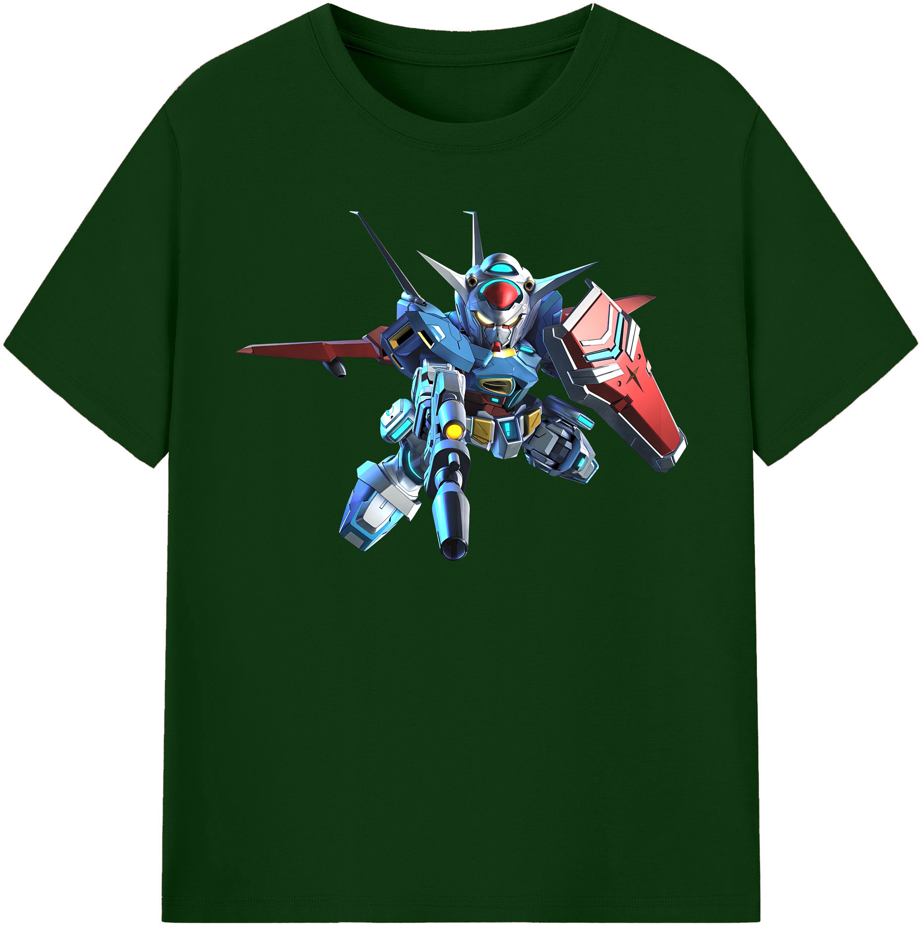 （画像用） 機動戦士ガンダム Mobile Suit Gundam 綿100％半袖Tシャツ（フロントプリント）